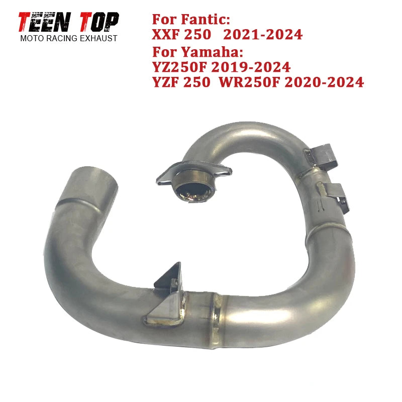 TitaniumAlloy OEM Exhaust Pipe For Yamaha YZF250 YZ250F Exhaust System YZ250FX WR250F Exhaust Muffler Motorcross Escape Moto