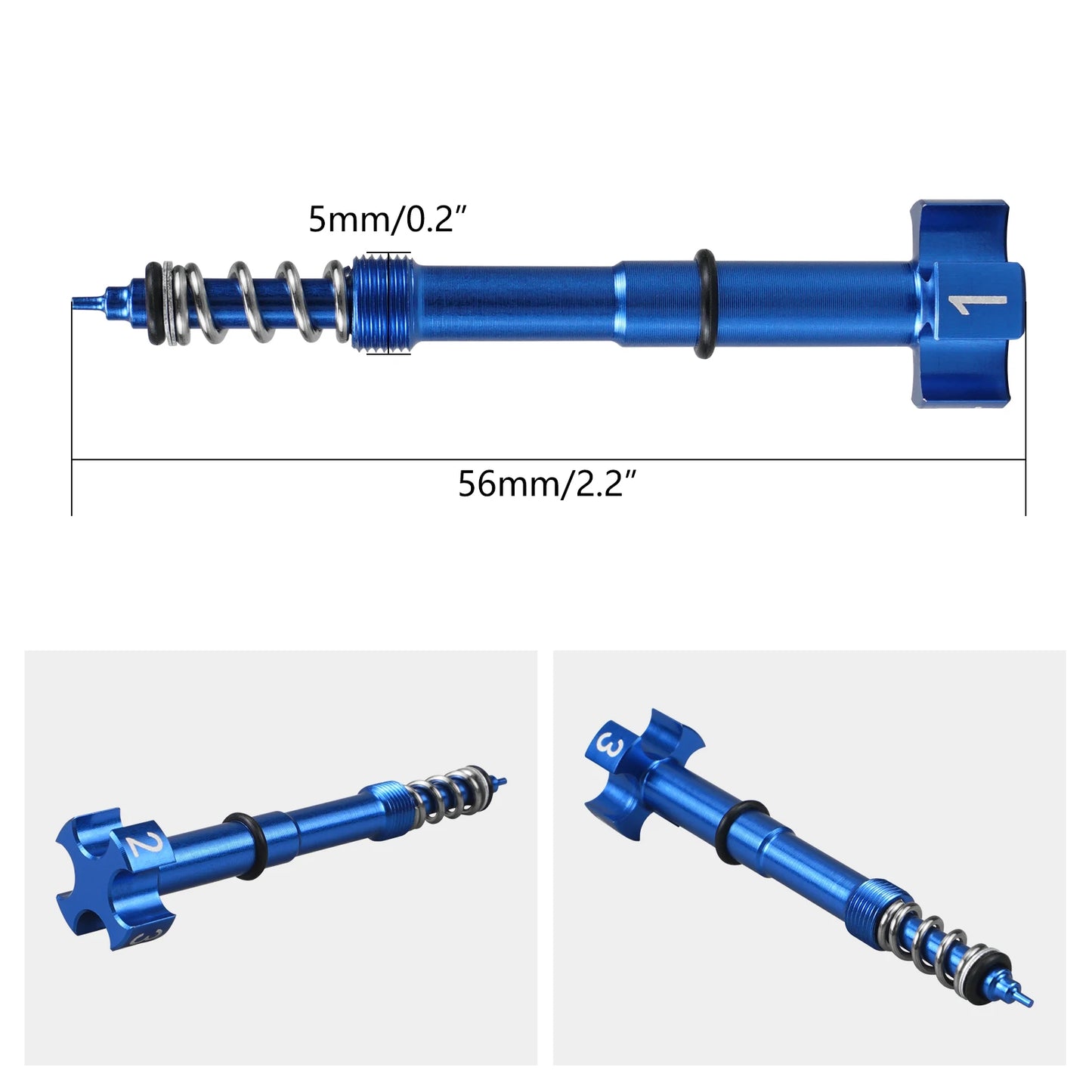 Vis de réglage air/carburant carburateur Keihin FCR — Yamaha WR YZ YFZ 250-450