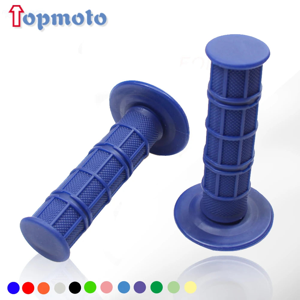 22mm 24mm Motorcycles Grip Dirt Bike Grips 7/8" Rubber Biker Scooter Handle Grip For Handlebar Mx Pillow Top Throttle 22mm Bar