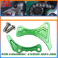 Protège-pignon + couvre-carter CNC — Kawasaki KXF KX 250F 450F 2004-2016