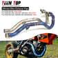 50mm Motorcycle Exhaust Pipe For KTM 250EXC 540SXS 450 SX/SXS/XC 2004 Exhaust Header Offroad Bike Titanium Alloy Front Link Pipe