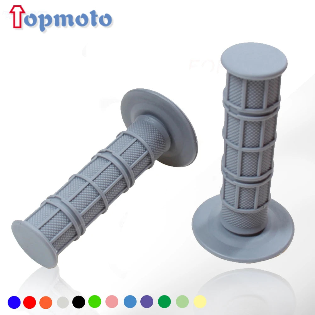 22mm 24mm Motorcycles Grip Dirt Bike Grips 7/8" Rubber Biker Scooter Handle Grip For Handlebar Mx Pillow Top Throttle 22mm Bar