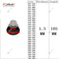 Size range 51mm to 89mm Universal Stainless Steel Straight Adapter Reducer Car Motorcycle Exhaust Muffler Pipeline Welded Pipe