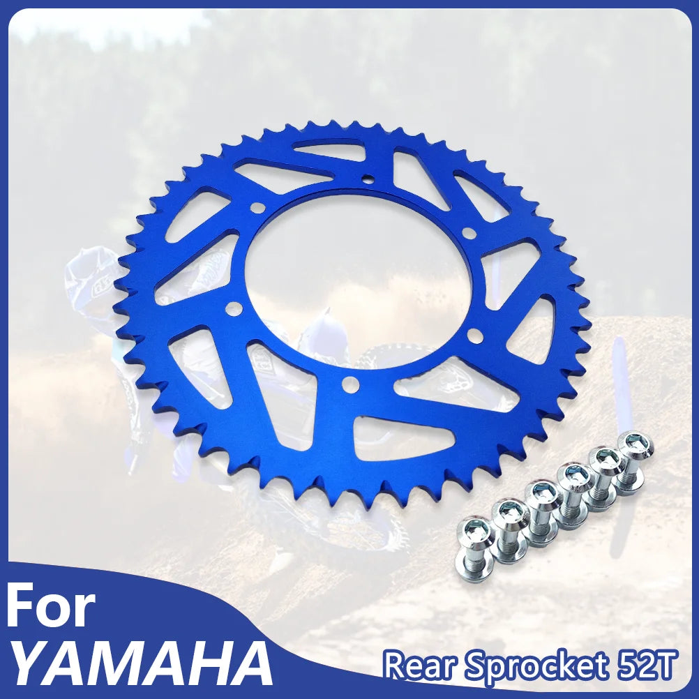 Couronne arrière 52T aluminium 520 — Yamaha YZ YZF WRF 125-450