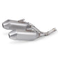 Suitable for CRF450R CRF450R/X T148 (2015-2020) motorcycle stainless steel dual outlet mid section exhaust system kit