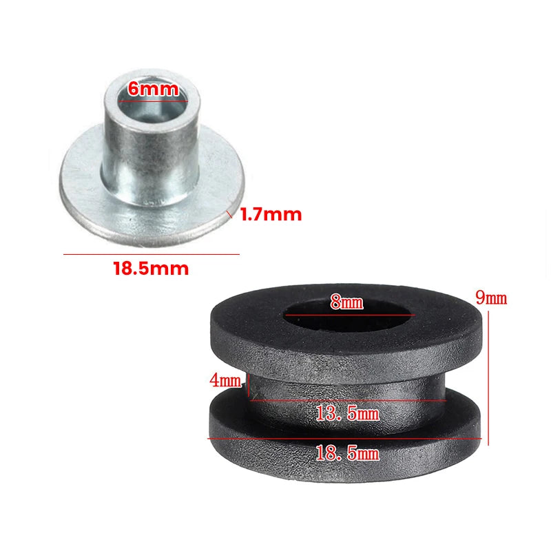 Kit de rondelles caoutchouc et joints moto 10 pcs — Honda / Yamaha / Suzuki