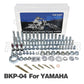 Kit visserie carénage plastiques — Kawasaki KX KLX KXF 80-450 2003-2025