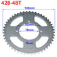 Kit pignon + couronne 428 — ATV Quad Pit Bike Moto 25T à 48T