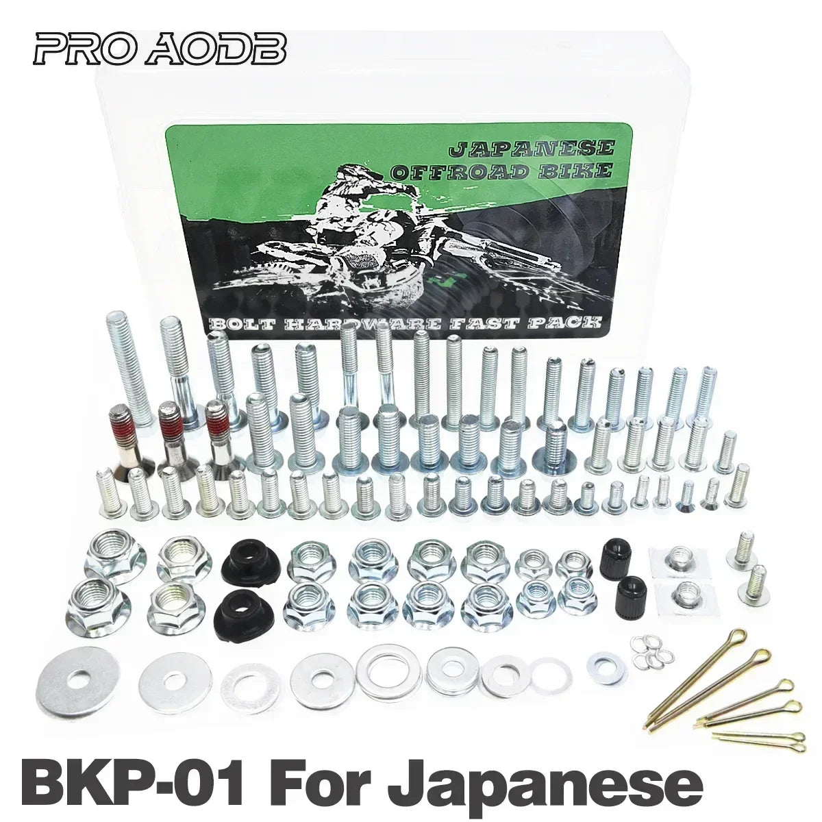 Kit visserie carénage plastiques — Kawasaki KX KLX KXF 80-450 2003-2025