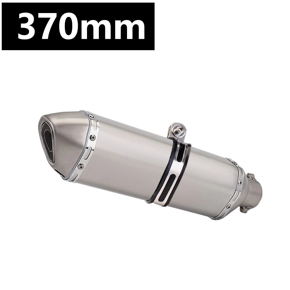 Universal 51MM Motorcycle Stainless steel Exhaust Pipe 570mm for ninja400 R3 Z900 S1000RR pcx160 duke390 R1 MT-07 slip-on