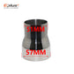 Size range 51mm to 89mm Universal Stainless Steel Straight Adapter Reducer Car Motorcycle Exhaust Muffler Pipeline Welded Pipe