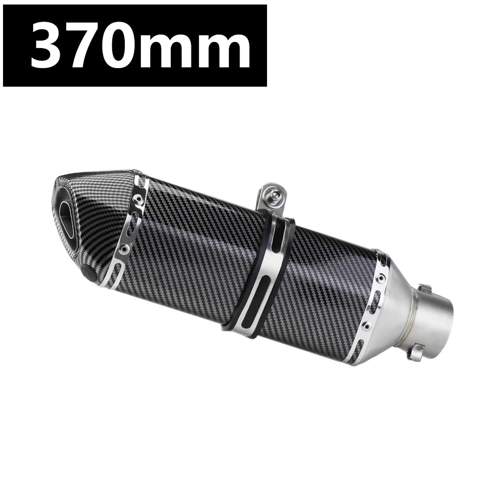 Universal 51MM Motorcycle Stainless steel Exhaust Pipe 570mm for ninja400 R3 Z900 S1000RR pcx160 duke390 R1 MT-07 slip-on