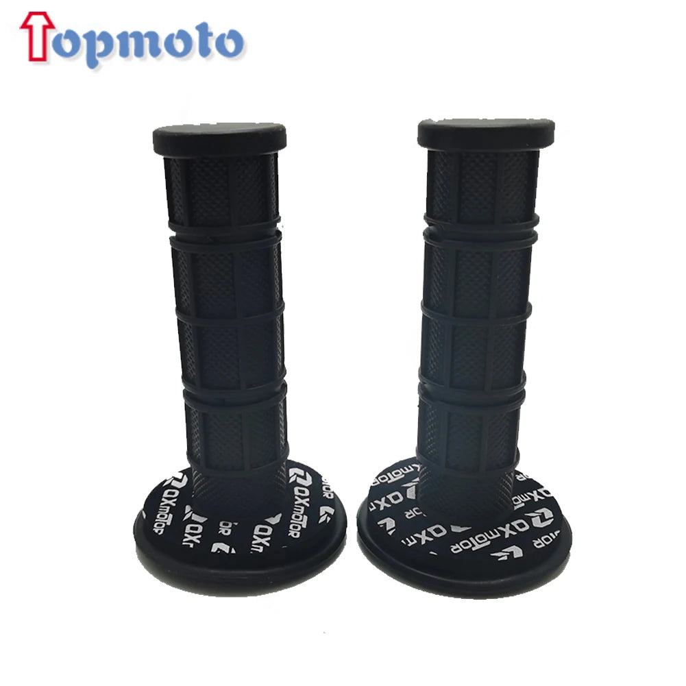 22mm 24mm Motorcycles Grip Dirt Bike Grips 7/8" Rubber Biker Scooter Handle Grip For Handlebar Mx Pillow Top Throttle 22mm Bar