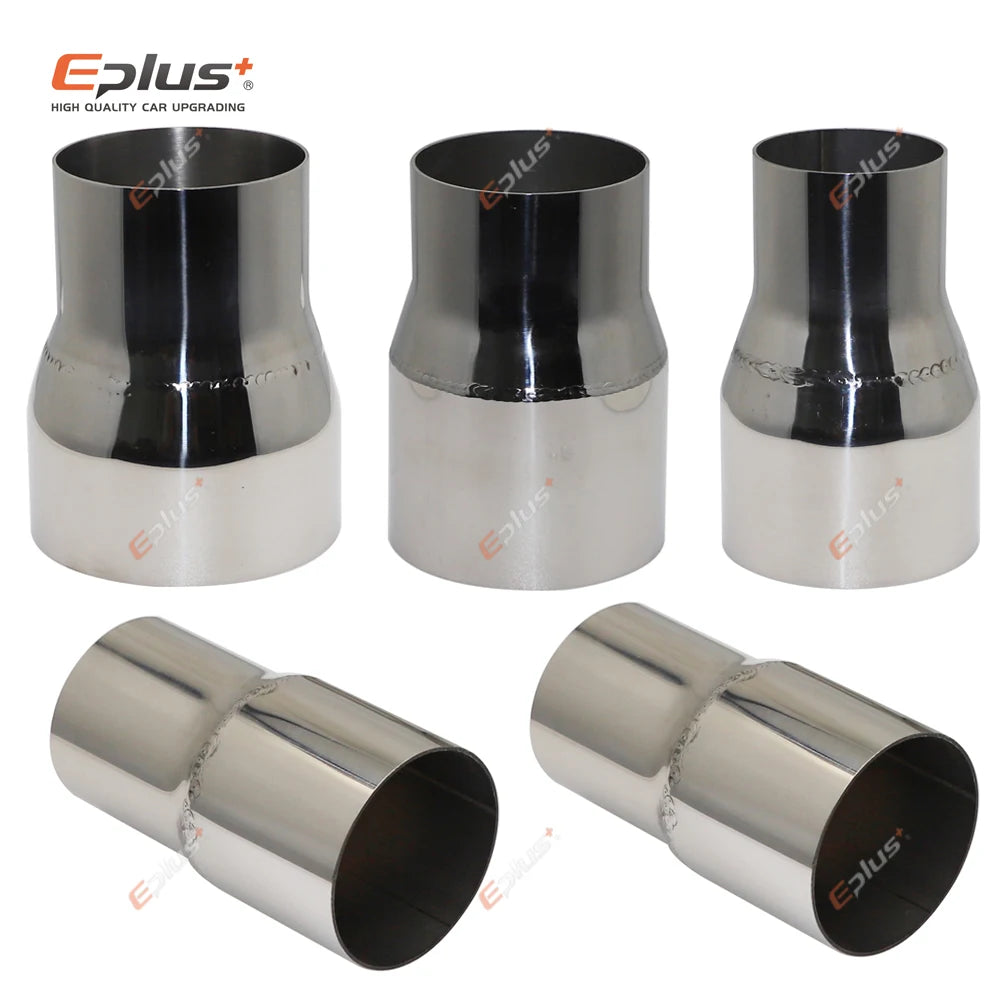 Size range 51mm to 89mm Universal Stainless Steel Straight Adapter Reducer Car Motorcycle Exhaust Muffler Pipeline Welded Pipe
