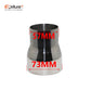 Size range 51mm to 89mm Universal Stainless Steel Straight Adapter Reducer Car Motorcycle Exhaust Muffler Pipeline Welded Pipe