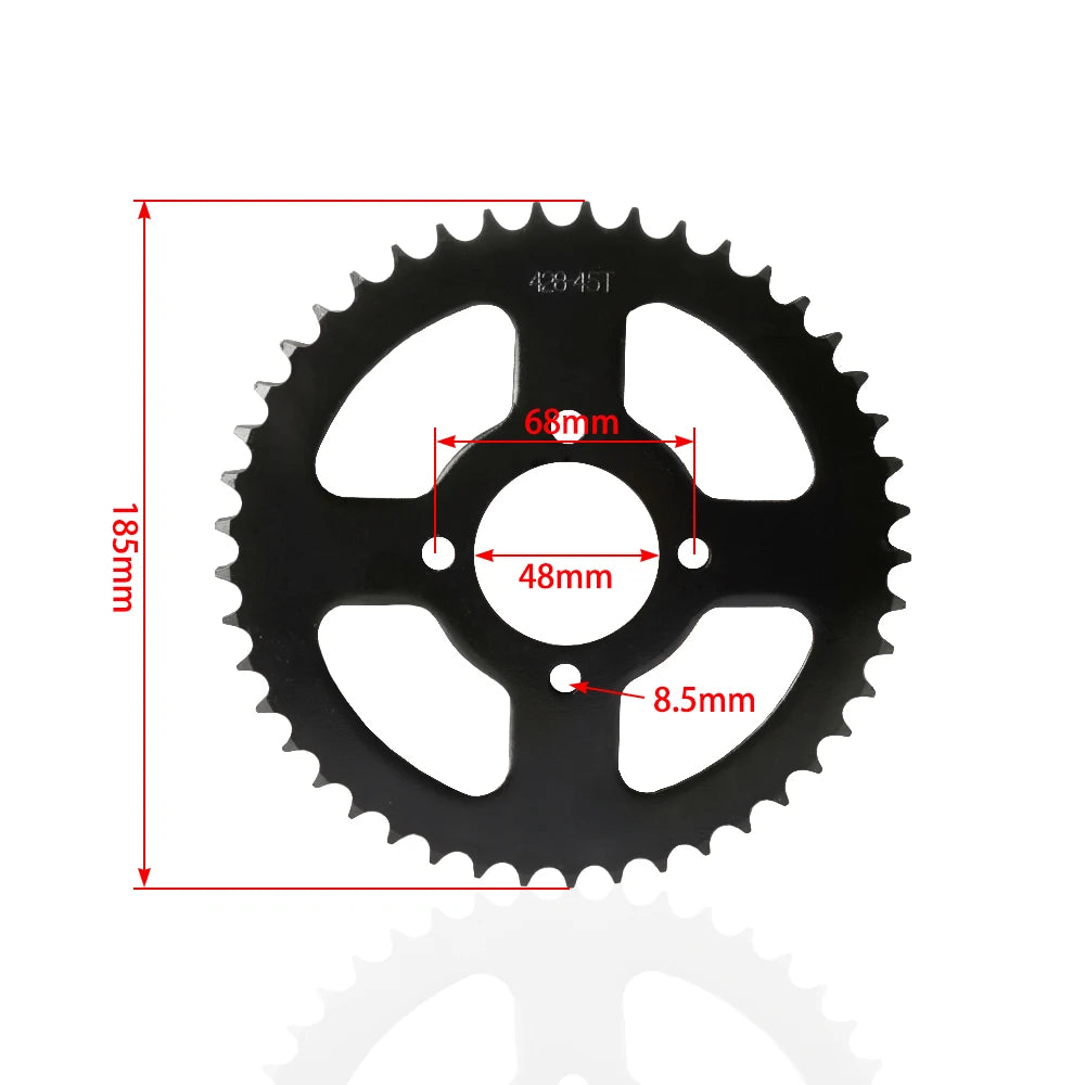 Kit pignon + couronne 428 — ATV Quad Pit Bike Moto 25T à 48T