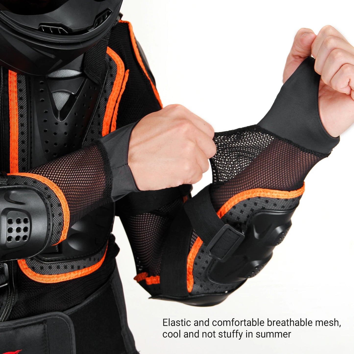 Veste protection motocross & enduro — Dorsale intégrée S à 4XL