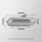 Suitable for CRF450R CRF450R/X T148 (2015-2020) motorcycle stainless steel dual outlet mid section exhaust system kit