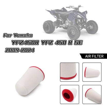 Air Filter for YFZ 450 2009 2024 YFZ450R YFZ 450X YFZ450 2004 2013