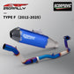 Off road CRF250 CRF250F CRF250L Front Link Pipe Full Exhaust System Muffler 2012-2025