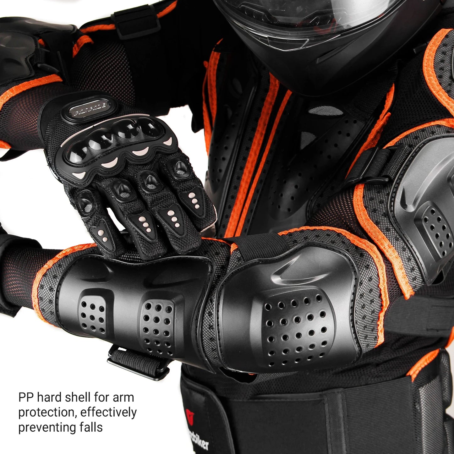 Veste protection motocross & enduro — Dorsale intégrée S à 4XL