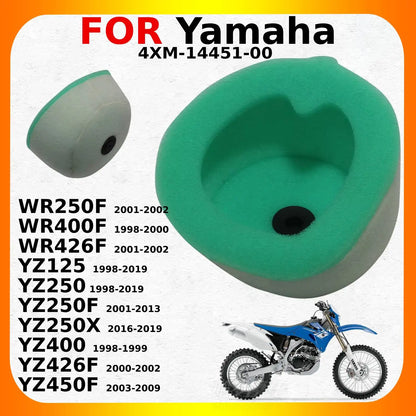 Motorcycle Sponge Intake Filter Air Cleaner For Yamaha WR250F WR400F WR426 YZ125 YZ250 YZ400 YZ426 YZ450 Air Filter 4XM-14451-00