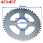 Kit pignon + couronne 428 — ATV Quad Pit Bike Moto 25T à 48T