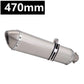 Universal 51MM Motorcycle Stainless steel Exhaust Pipe 570mm for ninja400 R3 Z900 S1000RR pcx160 duke390 R1 MT-07 slip-on