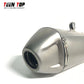 For Kawasaki KXF250 KX250 Slip-on Exhaust 2021+ Stainless Steel Exhaust Muffler Tailpipe KX KXF 250 Motorcycle Escape Moto Tube