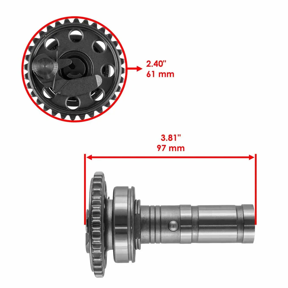 Arbre à cames échappement — Yamaha YFZ450 2004-2013 — Réf. 5TG-12180