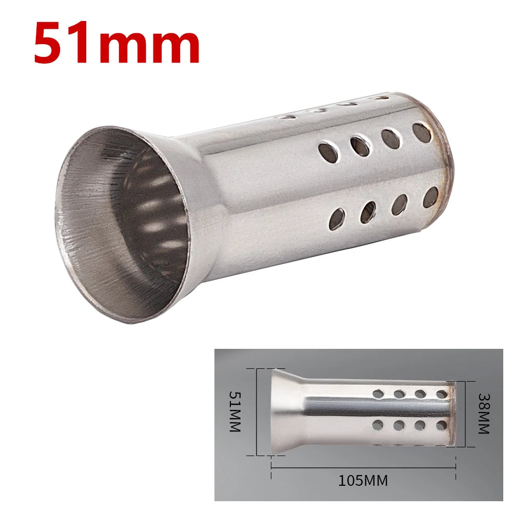 DB Killer silencieux 51/60 mm — Réducteur de bruit échappement universel