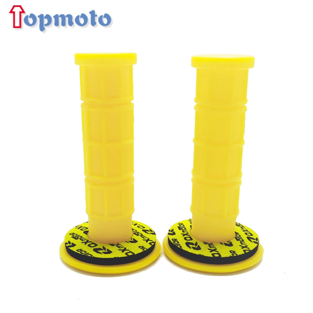22mm 24mm Motorcycles Grip Dirt Bike Grips 7/8" Rubber Biker Scooter Handle Grip For Handlebar Mx Pillow Top Throttle 22mm Bar