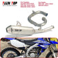 TitaniumAlloy OEM Exhaust Pipe For Yamaha YZF250 YZ250F Exhaust System YZ250FX WR250F Exhaust Muffler Motorcross Escape Moto