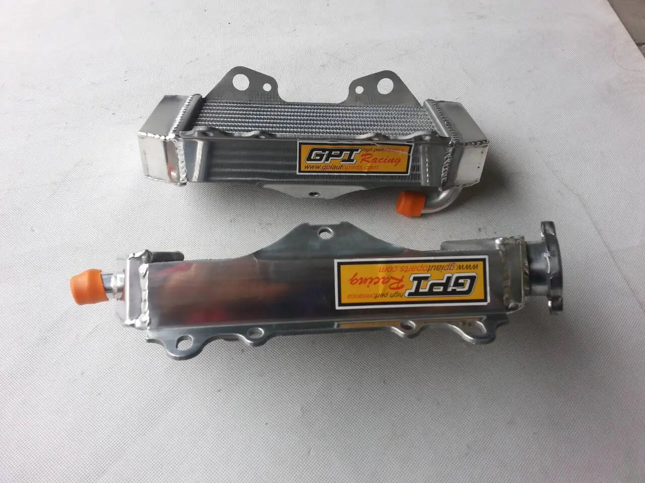Protège-radiateur aluminium — Kawasaki KX250 2003-2004